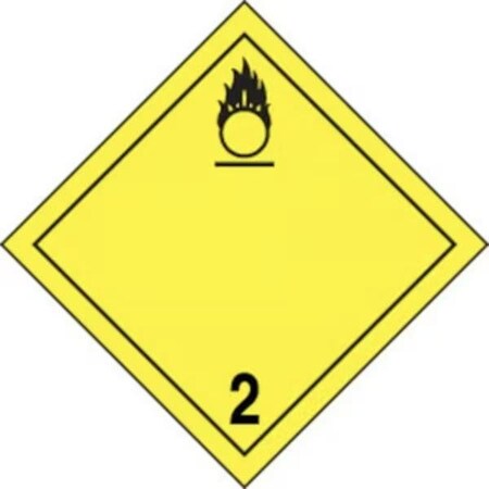 Accuform TDG PLACARD CLASS 2 273MM x 273MM TCP208CT100 TCP208CT100